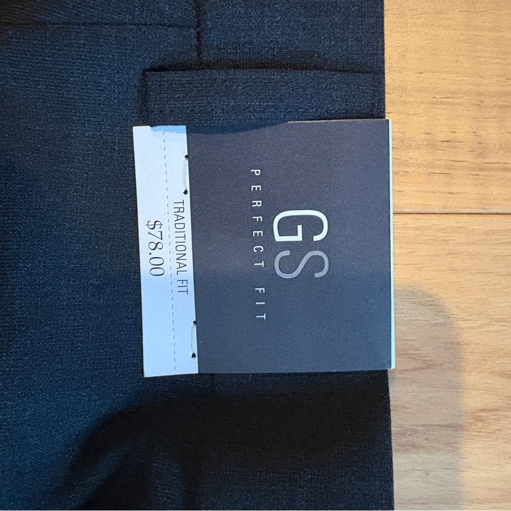 Men's Black Dress Pants - Picture 3 of 5